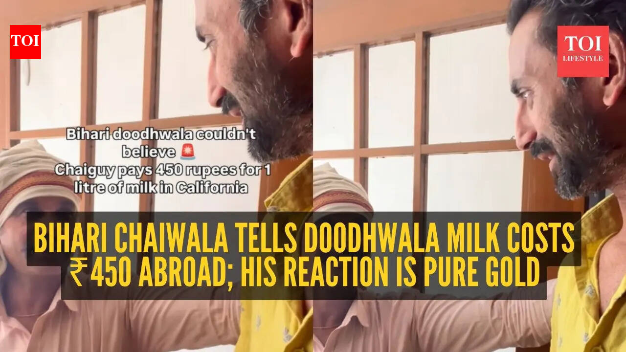 '₹450 for 1 litre of milk?': Indian doodhwala's reaction to US prices has the internet laughing