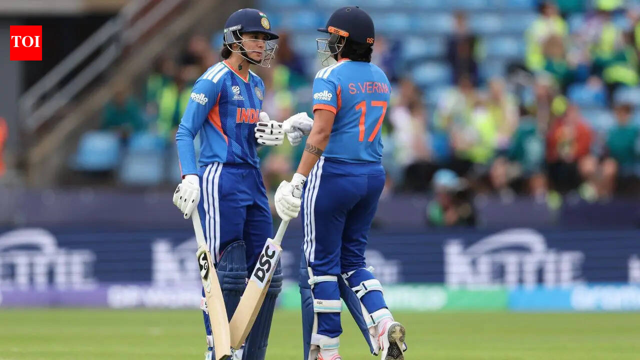 Women's T20 WC Live: Mandhana, Jemimah fall in quick succession