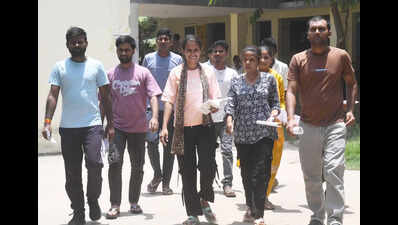 Police exam aspirants storm reserved coaches, damage railway property