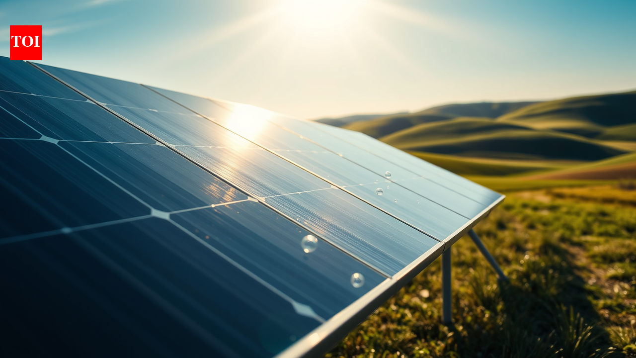 German startup unveils solar panel that produces hydrogen without electricity; here's how it works
