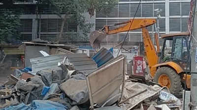 BMC demolishes 43 structures to widen Bandu Gore Marg in Mumbai