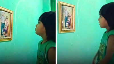 “Everyone has a father, but you died drinking alcohol”: Little girl’s innocent conversation with her dead father is an eye opener