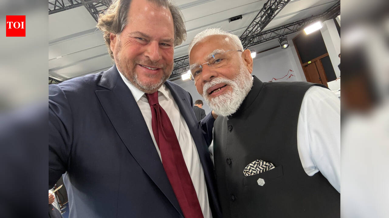 Salesforce CEO Marc Benioff shares selfie with PM Modi at G7 summit: What he said