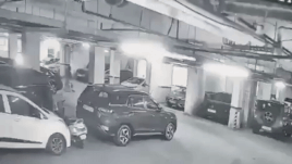 On cam, speeding car enters Noida society, hits family; mother and daughter hospitalised