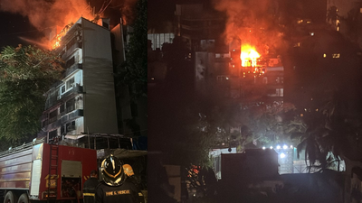 Fire breaks out on 7th floor of Atlantic Building in Mumbai’s Bandra West