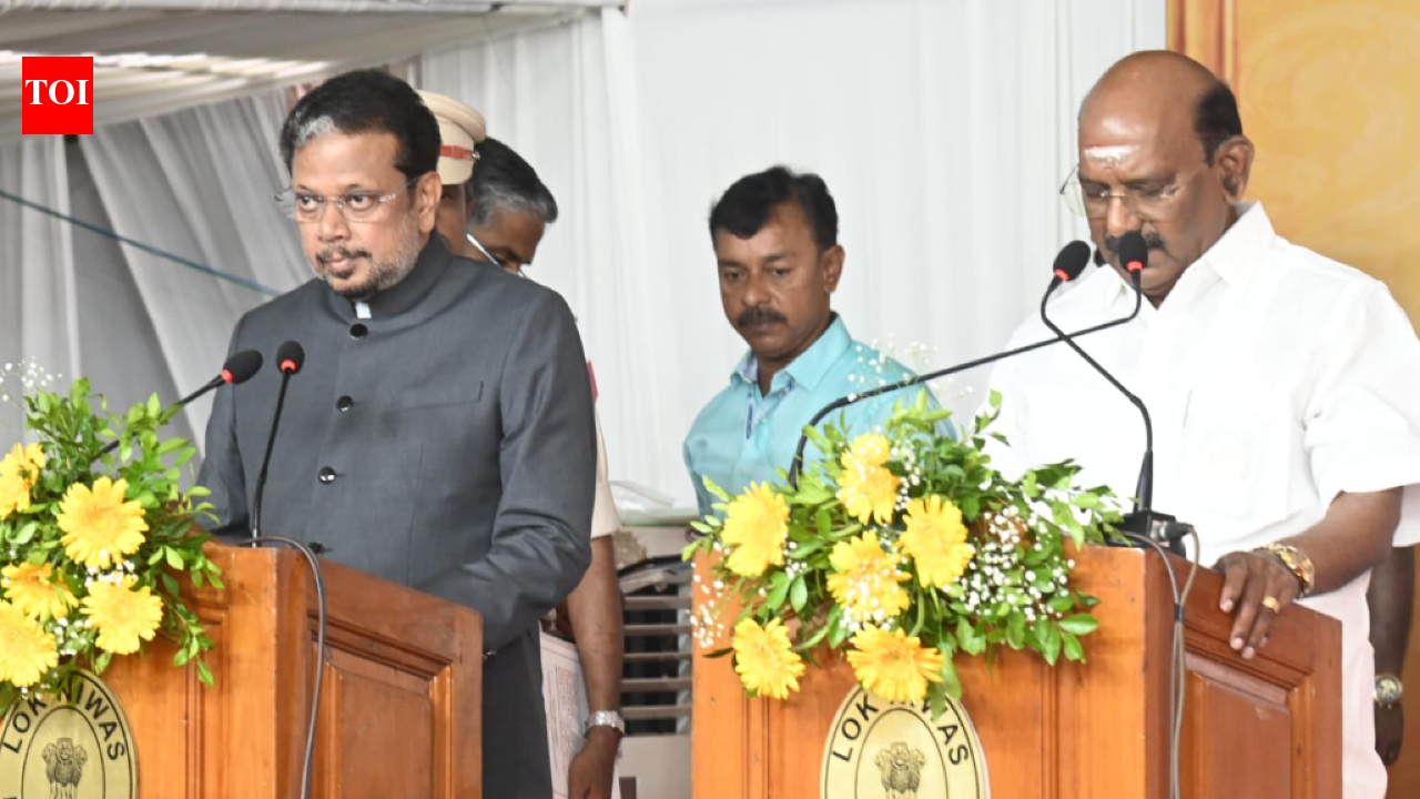 Puducherry cabinet expanded; three new ministers sworn in, portfolios to be allocated soon