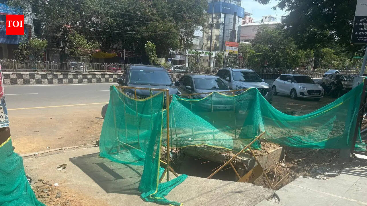 Anna Nagar’s Second Avenue SWD works drags on for nine months