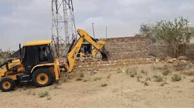 Authorities demolish illegal madrassa near Indo-Pak border in Jaisalmer