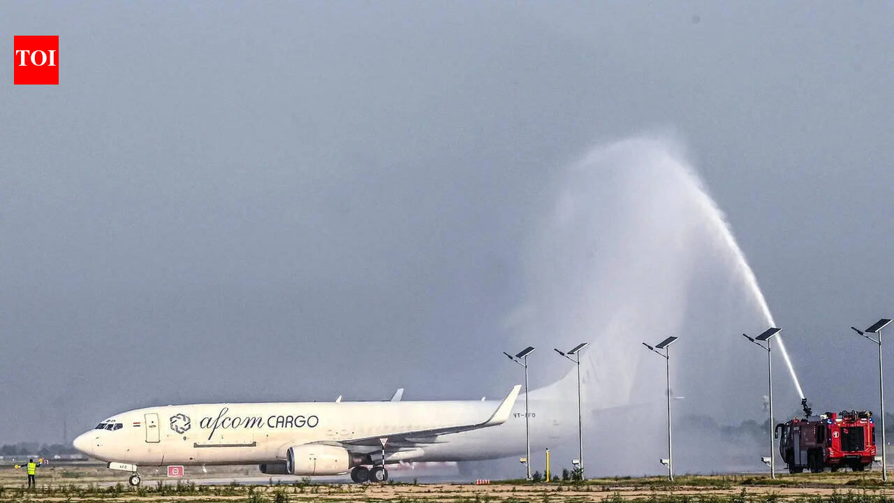 Auto, motor parts take off from Noida in first cargo flight