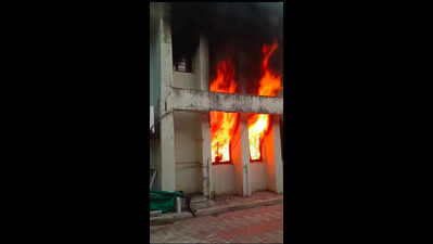 Pre-Dawn Fire Rips Through Kalmeshwar Civic Body Office, Losses Pegged At Lakhs