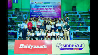 Devansh, Rutva, Sanvi secure twin titles in Nagpur District badminton meet
