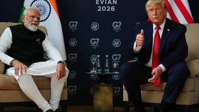 PM Modi seeks 'highest priority' for seafarers in W Asia peace deal in meeting with Trump; US president reiterates he ended 8 wars, mentions G2