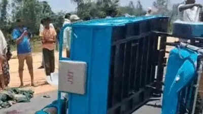 6 women killed as racing tractors crush e-rickshaw in UP