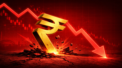 Rupee slips again: Currency tumbles 21 paise to 94.66 against US dollar