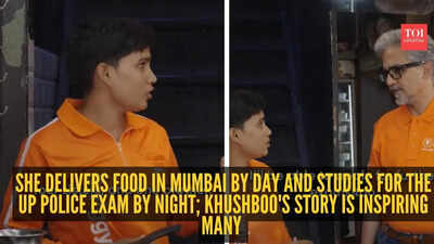 She delivers food in Mumbai by day and studies for the UP Police exam by night; Khushboo's story is inspiring many