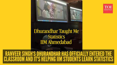  Professor uses Ranveer Singh's 'Dhurandhar' to explain statistics