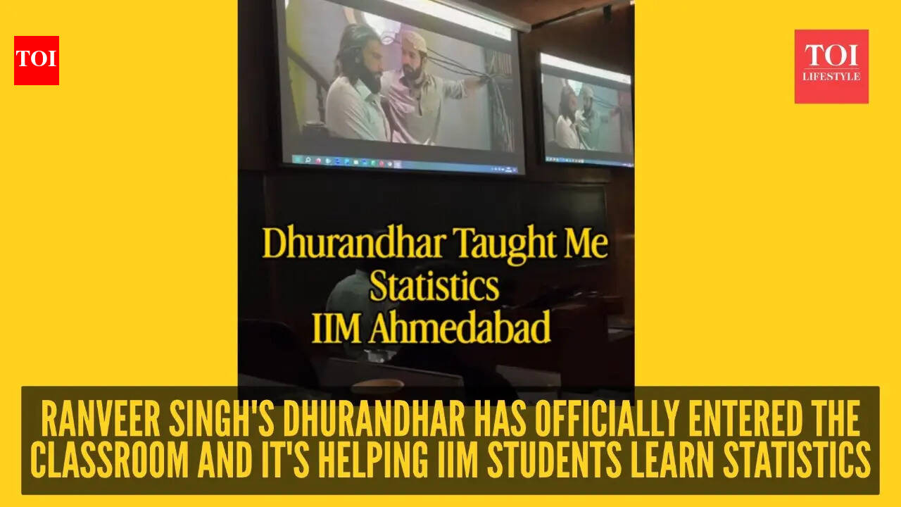 Only at IIM Ahmedabad: Professor uses Ranveer Singh's 'Dhurandhar' to explain statistics