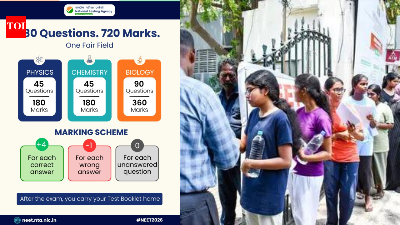 NEET UG re-exam 2026 on June 21: NTA shares key details on exam pattern, marking scheme