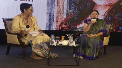 Agnimitra Paul shares her journey from the world of fashion to politics at a city event