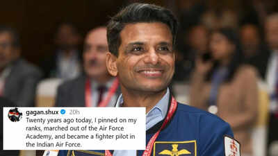 From fighter jets to ISS: Shubhanshu Shukla marks 20 years in IAF, calls journey 'life well-lived'