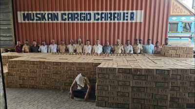 Goa liquor being smuggled to Rajasthan seized on Mumbai-Nashik highway; consignment worth Rs 1.90 crore confiscated