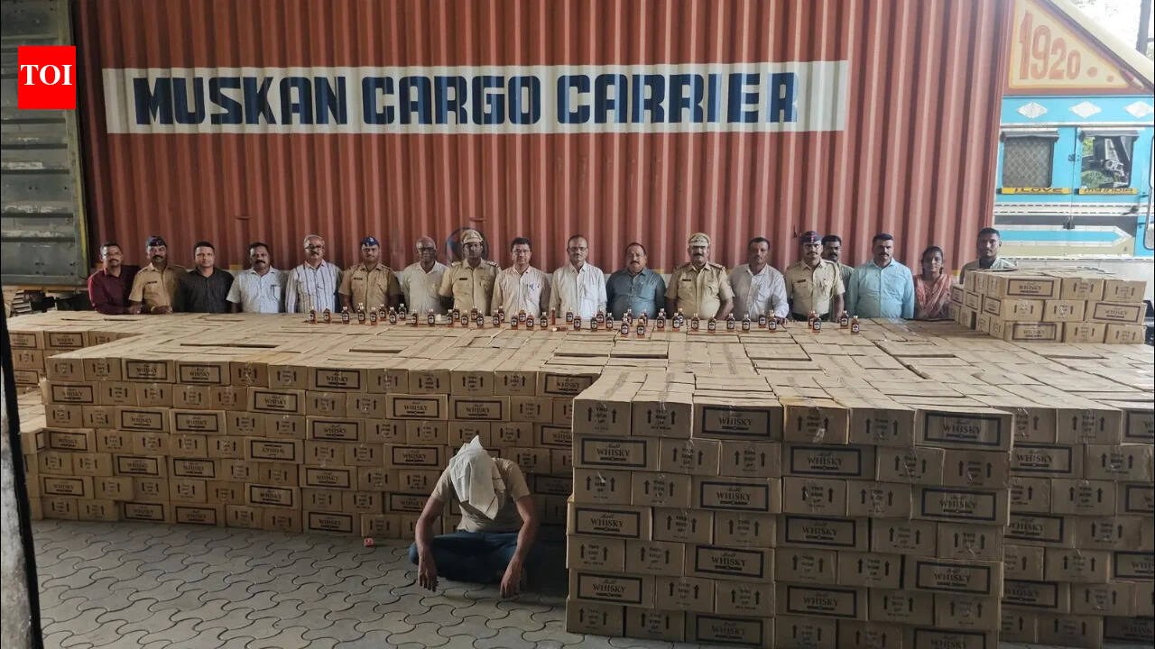 Goa liquor being smuggled to Rajasthan seized on Mumbai-Nashik highway; consignment worth Rs 1.90 crore confiscated