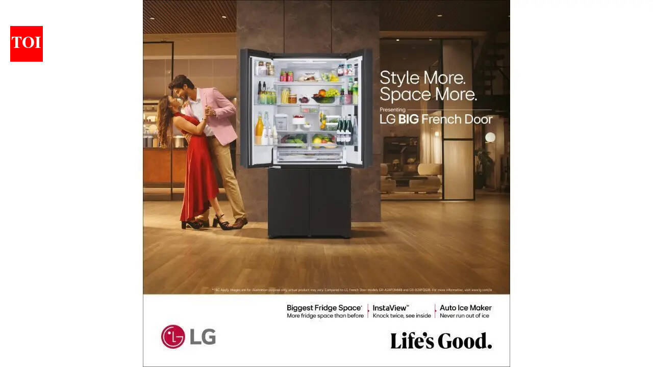 LG unveils French Door refrigerators with Auto Ice Maker in India, price starts at Rs 1.18 lakh