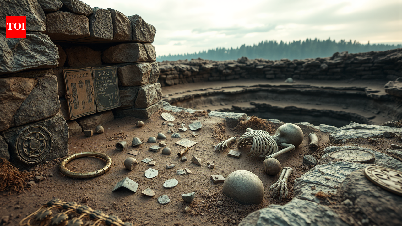 German archaeologists uncover 2,000-year-old Celtic prince's grave filled with gold, weapons and a wagon
