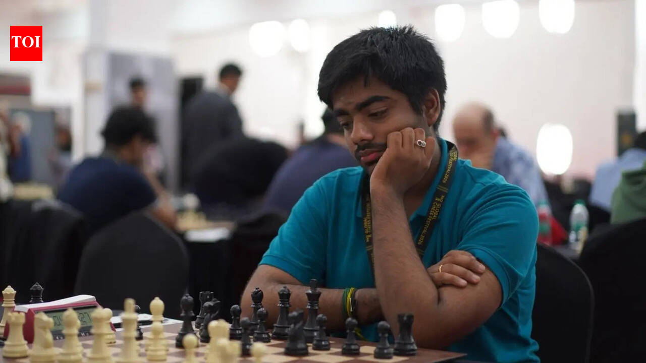 360 ONE Global Chess Festival: IM Harsh Suresh holds Iniyan Pa to draw; Iniyan in sight of title
