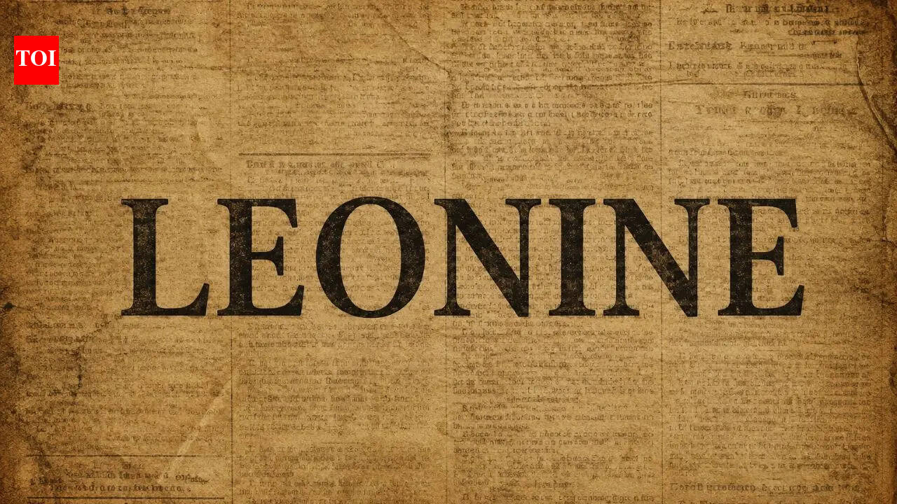 Word of the day: Leonine