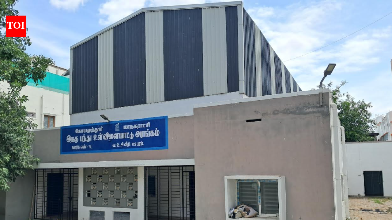Coimbatore corporation’s renovated indoor stadium is being for anti-social activities, residents say