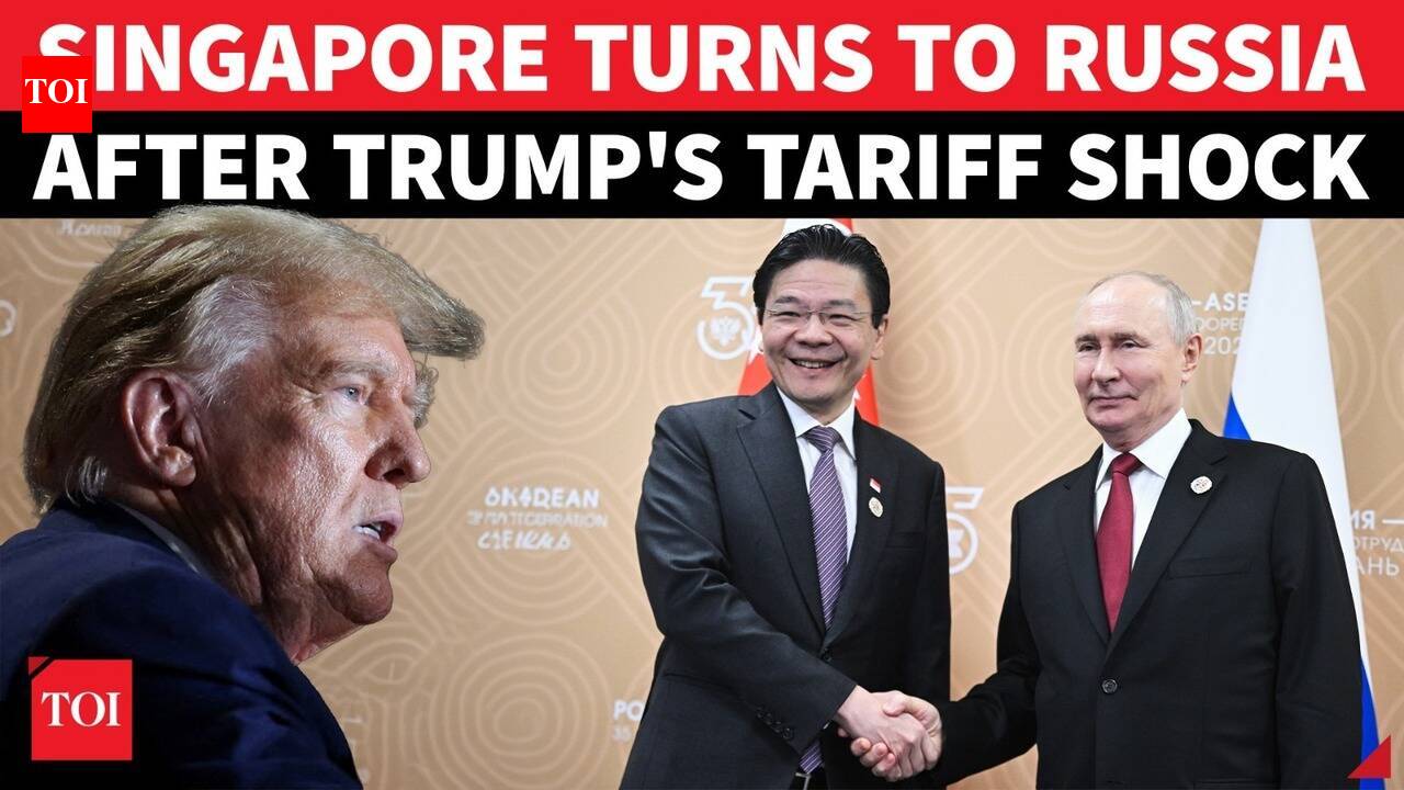 Putin Slams Western Sanctions As Singapore Joins Hands With Russia For Trade Ties | WATCH