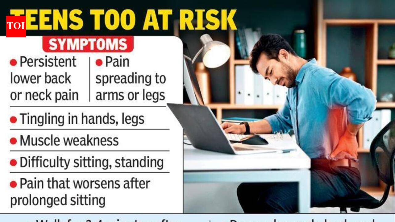 Disc bulge strikes young techies, doctors sound alarm
