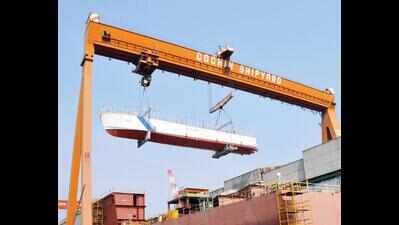 Security alert at Cochin Shipyard after pro-Pakistan message found on vessel
