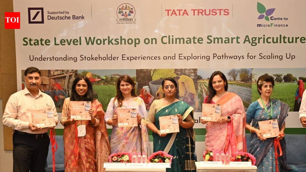 Centre for Microfinance holds state-level workshop to promote climate-resilient agriculture in Rajasthan amid climate change and increasing pressure on natural resources