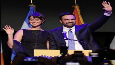 NYC Mayor Zohran Mamdani's wife is being trolled for what she wore to the Knicks parade