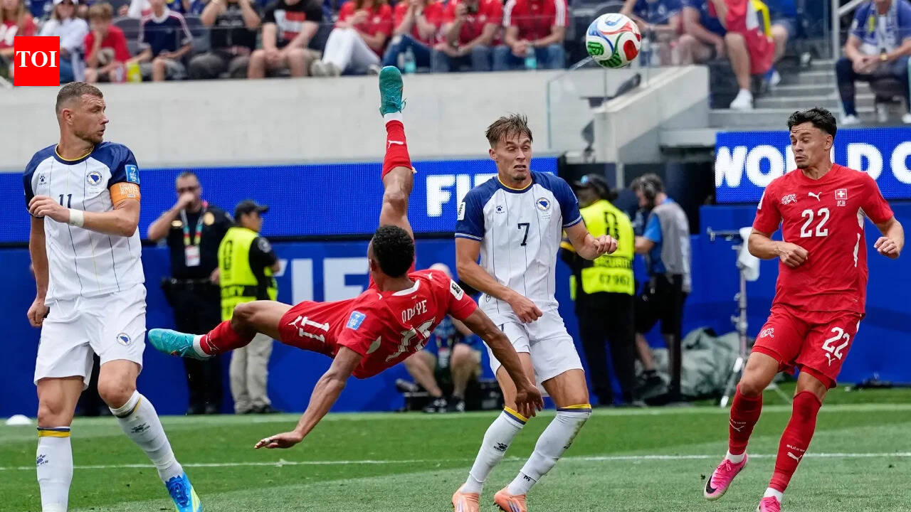 Switzerland vs Bosnia FIFA World Cup match result: Super-Sub Johan Manzambi scores two as Switzerland decimate 10-man Bosnia 4-1
