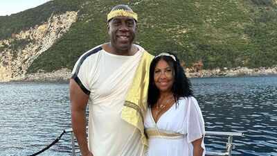 Magic Johnson reveals annual family getaway with Cookie Johnson in new vacation photos