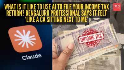 What is it like to use AI to file your income tax return? Bengaluru professional says it felt ‘like a CA sitting next to me’
