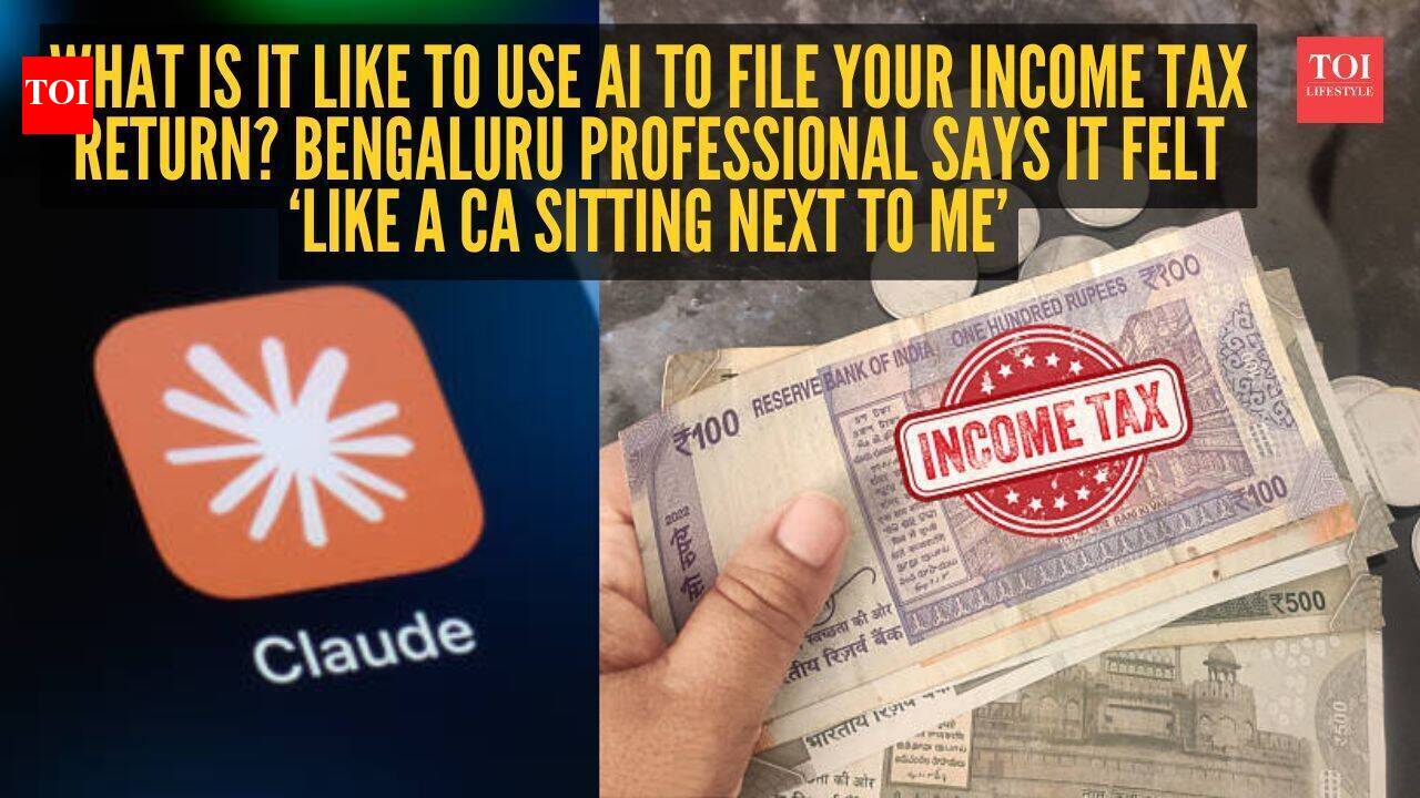 What is it like to use AI to file your income tax return? Bengaluru professional says it felt ‘like a CA sitting next to me’