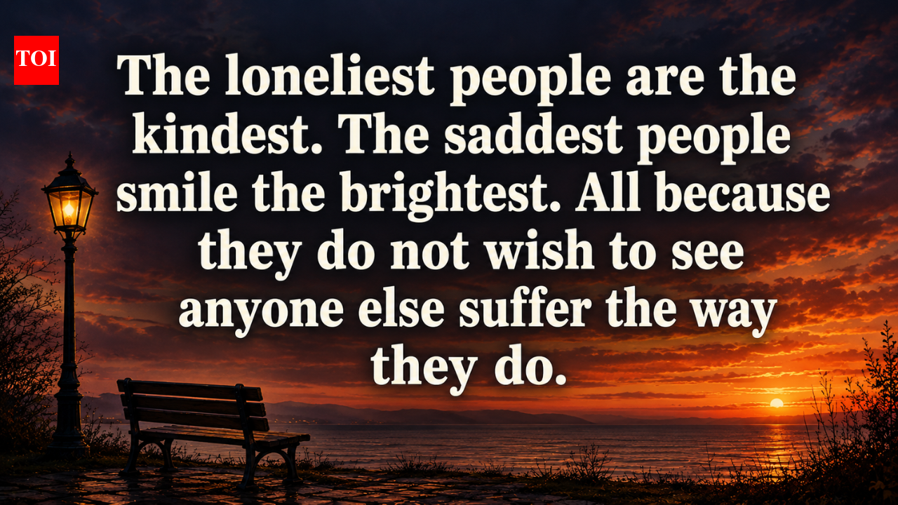 Chinese proverb of the day: “The loneliest people are the kindest. The saddest people smile the brightest. All because they do not…”