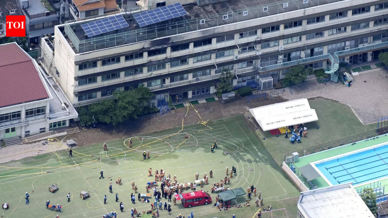 About 300 students and teachers evacuated after fire breaks out at Tokyo school