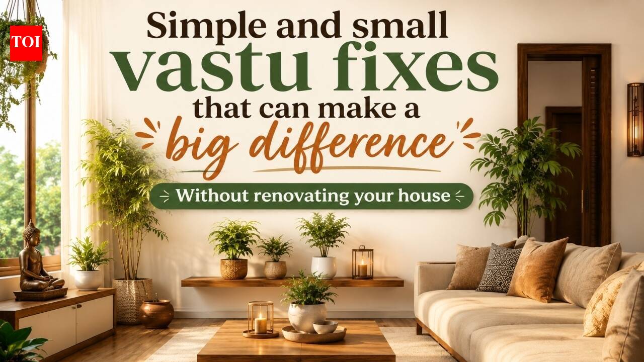 Simple and small vastu fixes that can make a big difference; Without renovating your house