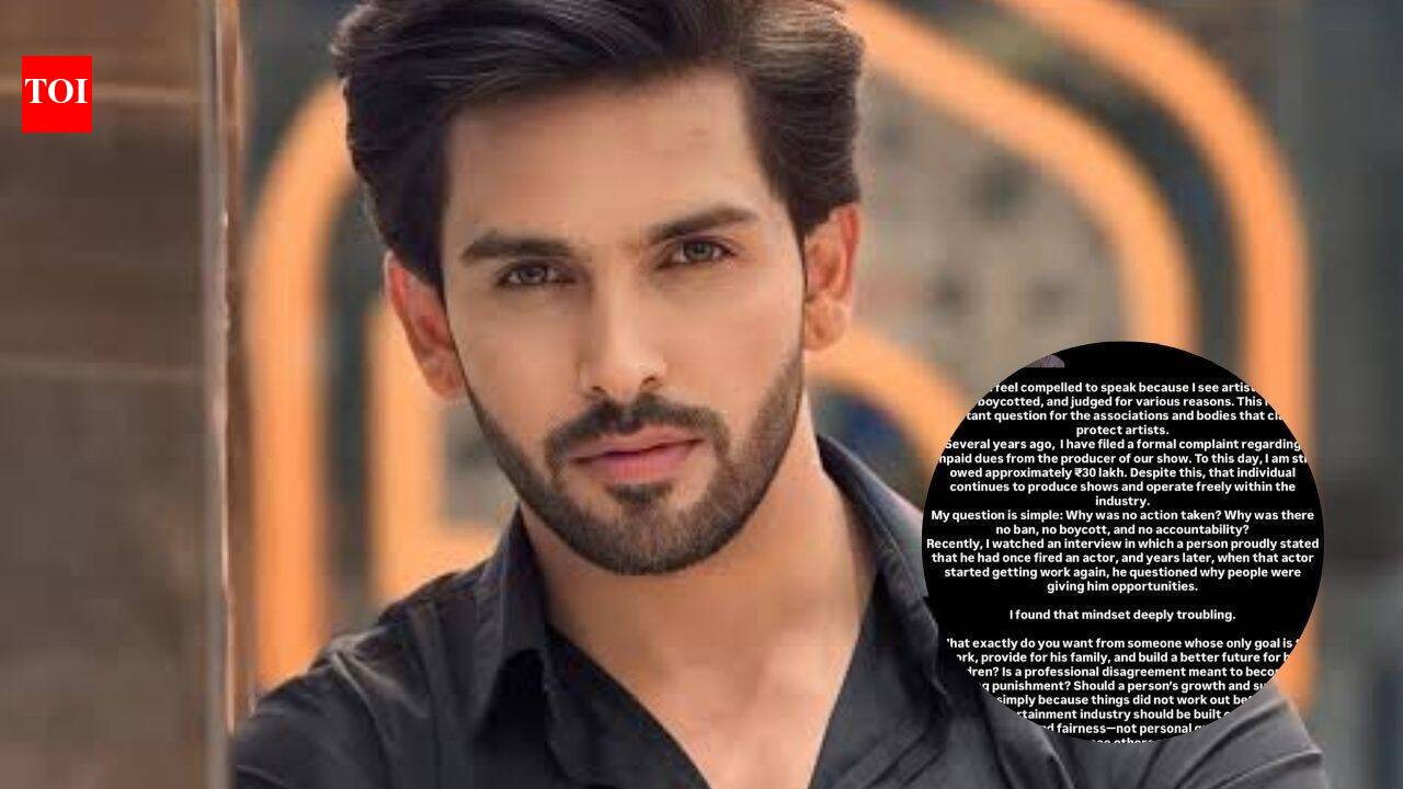 Yeh Rishta Kya Kehlata Hai actor Shehzada Dhami questions industry double standards, claims he is still owed Rs 30 lakh