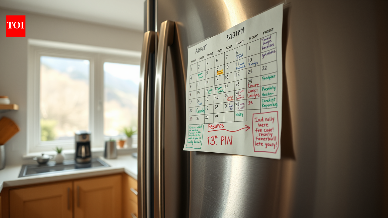 Psychology suggests people who keep a paper calendar on the fridge aren't behind the times; they are letting the room hold onto their memories