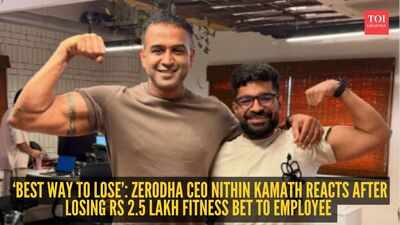  Zerodha CEO Nithin Kamath reacts after losing Rs 2.5 lakh fitness bet to employee