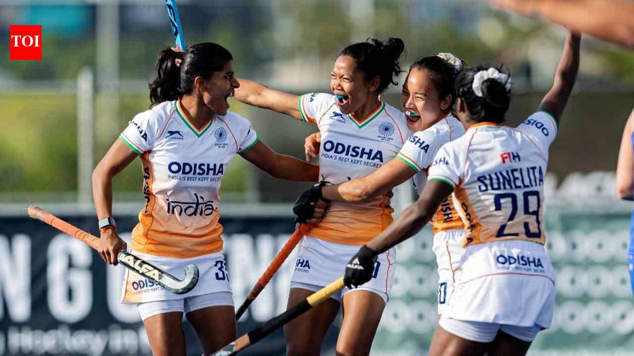 Indian women's hockey team two wins away from Pro League return