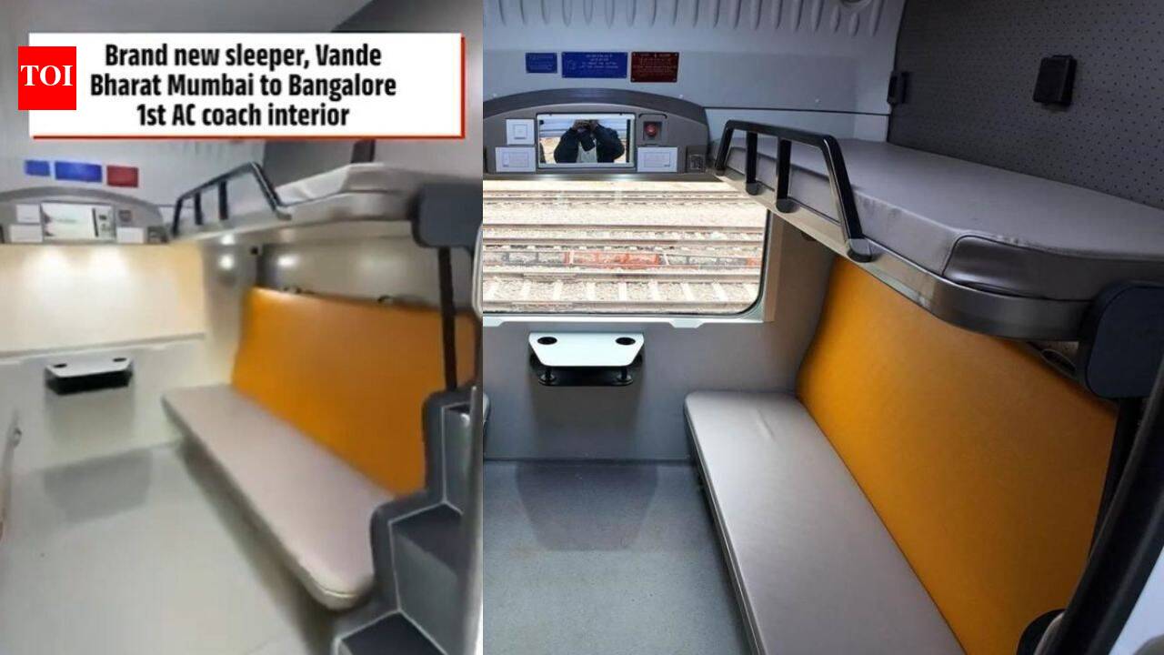 Mumbai–Bengaluru Vande Bharat Sleeper’s new first AC Coach unveiled; looks like a boutique hotel on rails