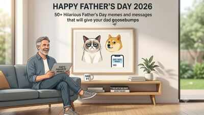 Happy Father's Day 2026: 50+ Hilarious Father's Day memes and messages that will give your dad goosebumps