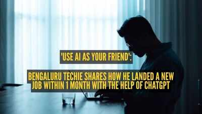 'Use AI as your friend': Bengaluru techie shares how he landed a new job within 1 month with the help of ChatGPT